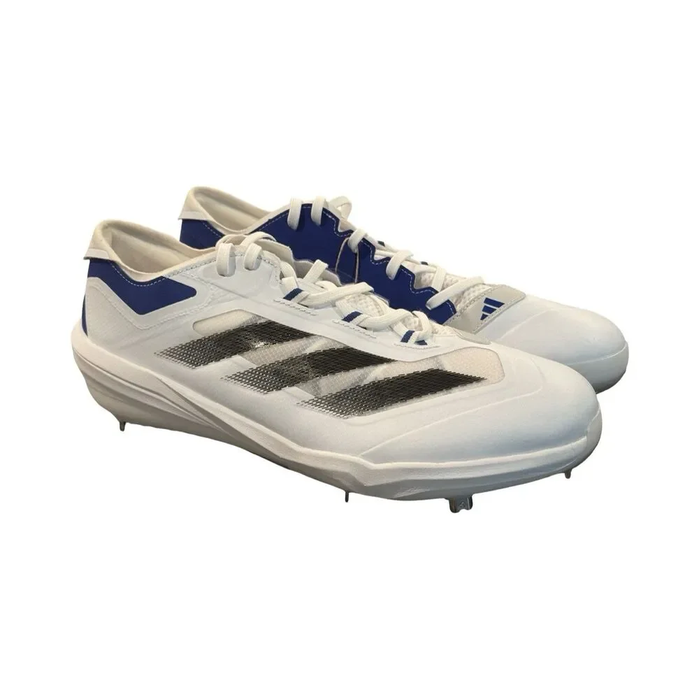 Size 13 Adidas Adizero Impact White Blue Mens Baseball Cleats ID0974